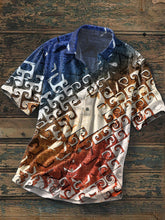 Westliches grafisches Kurzarm-Hemd für Männer